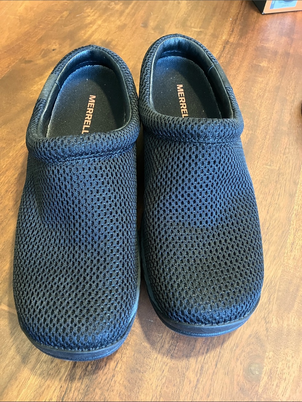 Merrell Women’s Black Mesh Slip-On Casual Loafers